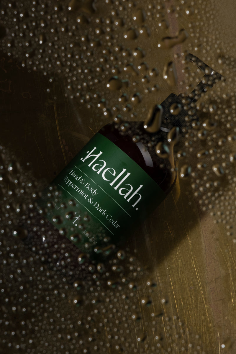 Hand & Body Wash, Peppermint & Dark Cedar